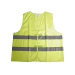 Vestă reflectorizantă Dresco Junior galbenă, 140-152 cm, Clasa 2 EN ISO 20471