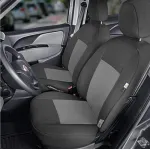 Huse scaune auto față 1+1 pentru Fiat Doblo 2015-2022, compatibile airbag