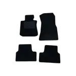 Covorase mocheta BMW i4 G26 BEV negre, set 4 piese, fixare originala