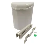 Coș de gunoi pentru rulotă CARABIN, 6L, cu capac și montaj pe ușă sau perete