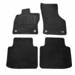 Covorașe mochetă dedicate VW Arteon 2017-prezent, negre, set 4 piese