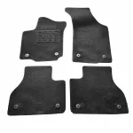Covorașe mochetă dedicate VW Phaeton 2002-2016 negre, set 4 piese