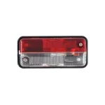 Lampa gabarit auto Carpoint 12V rosu-alb cu suport cauciucat, 95 x 45 x 40 mm