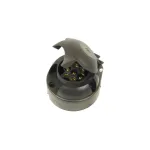 Priza remorca auto Carpoint 12V cu 7 pini, carcasă din plastic, neagră