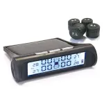 Sistem TPMS wireless pentru monitorizare presiune pneuri auto cu display LCD