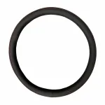 Husă volan auto Griprite M 37-39 cm, negru cu roșu, imitație piele