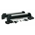 Suport schi din aluminiu Nordic-King EVO NK-40, argintiu, cu antifurt