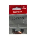 Ornament auto 3D cu simbol Inima, finisaj cromat, Carpoint