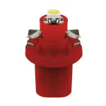 Bec LED rosu 12V pentru bord, soclu B8.5d, 1 SMD, set 2 buc