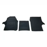 Covorase mocheta dedicate Hyundai H-350 2015-prezent, negre, set 3 piese