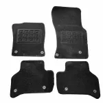 Covorașe auto din mochetă pentru Jaguar XE 2014-prezent, negre, set 4 piese