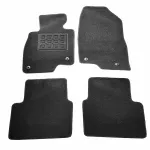 Covorase mocheta dedicate Mazda 3 2013-prezent, negre, set 4 piese