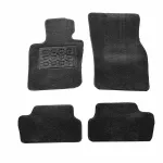 Covorase mocheta Mini Cooper F56 3 usi 2014-prezent, negre, set 4 piese