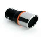 Ornament tobă eșapament TS-25 din inox lustruit, montaj Ø37-48 mm