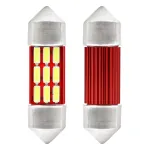 Set 2 becuri auto LED C5W 31mm Canbus, 12SMD 4014, 2W, alb