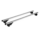 Set bare portbagaj aluminiu Helio Rail 127 cm cu Evos RA pentru bare longitudinale
