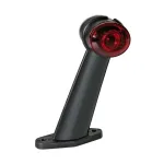 Lampa gabarit camion stanga 24V cu 2 LED-uri, brat 60°, alb/rosu