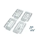 Set 2 suporturi transparente pentru număr de înmatriculare auto, 112 mm