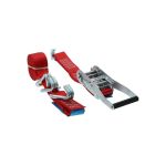 Chingă ancorare roată auto 50 mm, 3 m, 2500 kg, 4 cârlige jumbo