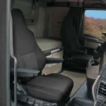 Husă scaun pasager camion MAN TGX II după 2020, negru/gri, 1 buc