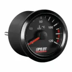 Manometru temperatură apă Black Analog 52 mm, 9-32V, cu senzor inclus