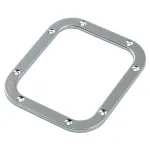 Ornament crom pentru burduf schimbător auto, model M, aluminiu