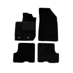 Covorase mocheta Dacia Duster 5 usi 2018-prezent negre, set 4 piese