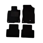 Covorase mocheta dedicate Honda Civic Hatchback 5 usi 2017-prezent, negre, set 4 piese