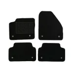 Covorașe auto din mochetă pentru Jaguar E-Pace 2017-prezent, negre, set 4 piese