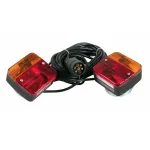 Set lămpi stop magnetice 12V pentru remorcă cu cablu 7,5 m, Lampa