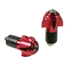 Capete ghidon moto universale rosii SU-15, set 2 buc, Ø17/23 mm