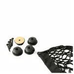 Plasă elastică pentru fixarea bagajelor 70x90 cm, neagră, 4Cars