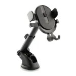 Suport telefon auto cu fixare automată, rotație 360° și ventuză, 60-90 mm