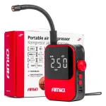 Compresor aer fara fir AMIO 10 bar, 150 PSI, LCD, LED si powerbank