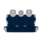 Huse bancheta spate auto tip maieu, 2 bucati, albastru inchis