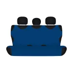 Huse bancheta spate auto tip maieu, 2 buc, albastre, universale