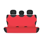 Huse bancheta spate auto tip maieu, 2 piese, bumbac, rosu