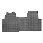 Set covorașe auto din cauciuc Ford Transit Custom 2023-, 3 locuri, negre