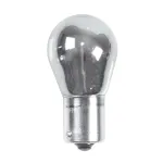 Bec auto semnalizare BAU15s 12V 21W cromat, portocaliu la aprindere, 2 buc