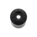 Capac prezon roată VW 17 mm negru rotund, protecție șurub jantă