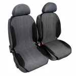 Huse scaun fata Sporting Fresh din fibra naturala, 2 buc, antracit