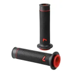 Mânere ghidon motocicletă universale Sport-Grip, negru/roșu