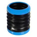 Suport pahar pliabil auto din plastic Flexi-Box Ø67 mm, albastru/negru
