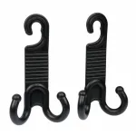 Carlige pentru tetiera auto suport bagaje, negru, 2 bucati, 15 kg