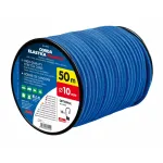 Cordon cauciucat elastic Lampa 10 mm x 50 m, albastru, multifuncțional