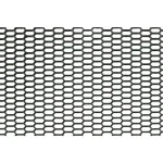 Plasă grilă spoiler auto din plastic negru, hexagon mic 8x18 mm, 120x40 cm