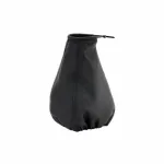 Burduf schimbător viteze din piele negru cu șnur reglabil Amio