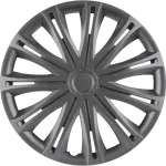 Capace roti auto 15 inch Spark grafit, set 4 buc, ABS rezistent