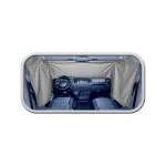 Cortină parasolar pentru geamurile din față ale rulotelor și autoutilitarelor