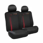 Huse scaun fata Oracle Red Bull Racing, set 6 piese, Negru/Rosu
